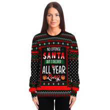 Load image into Gallery viewer, Santa Delivers Ugly Christmas Sweater