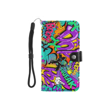 Load image into Gallery viewer, Leaky Squeaky BOOM! on Teal - 2 in 1 Phone Case and Wallet - SMALL