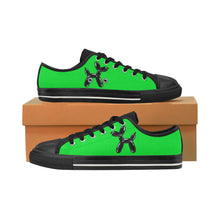 Load image into Gallery viewer, Green Wazowski - Men&#39;s Sully Canvas Shoes (SIZE 13-14)