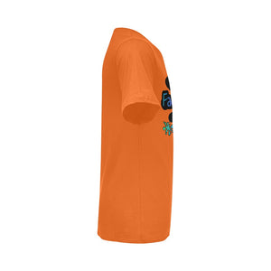 T-Shirt for face painters and entertainers orange