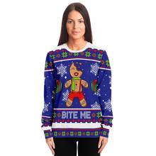 Load image into Gallery viewer, Bite Me - Ugly Christmas Sweater