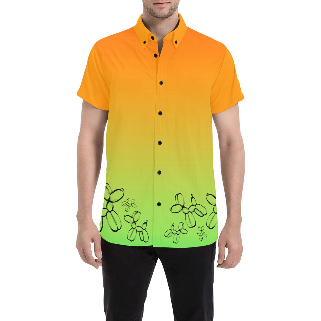 Tropical Punch - Nate Short Sleeve Shirt (Small-5XL)