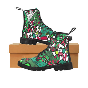 Patchwork Christmas - Men's Ollie Boots