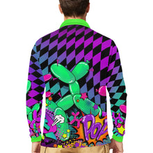Load image into Gallery viewer, Long Sleeve polo shirt for balloon twisting and face painting