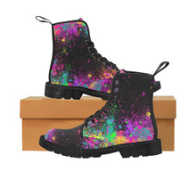 Load image into Gallery viewer, Face Painter Boots - Paint Splatter