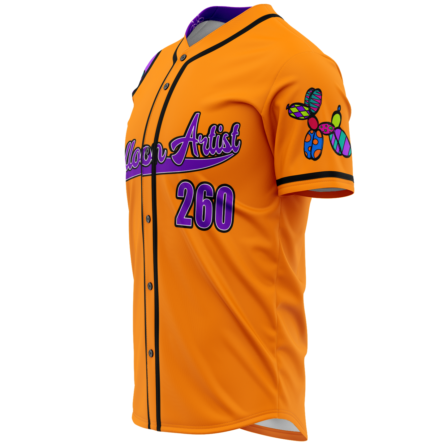 Home Run - Baseball Jersey - Orange