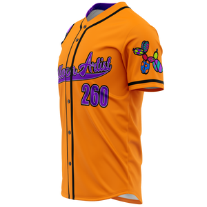 Home Run - Baseball Jersey - Orange
