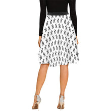 Load image into Gallery viewer, Balloon Dog Mirage on White - Catie Circle Skirt (XS-3XL)
