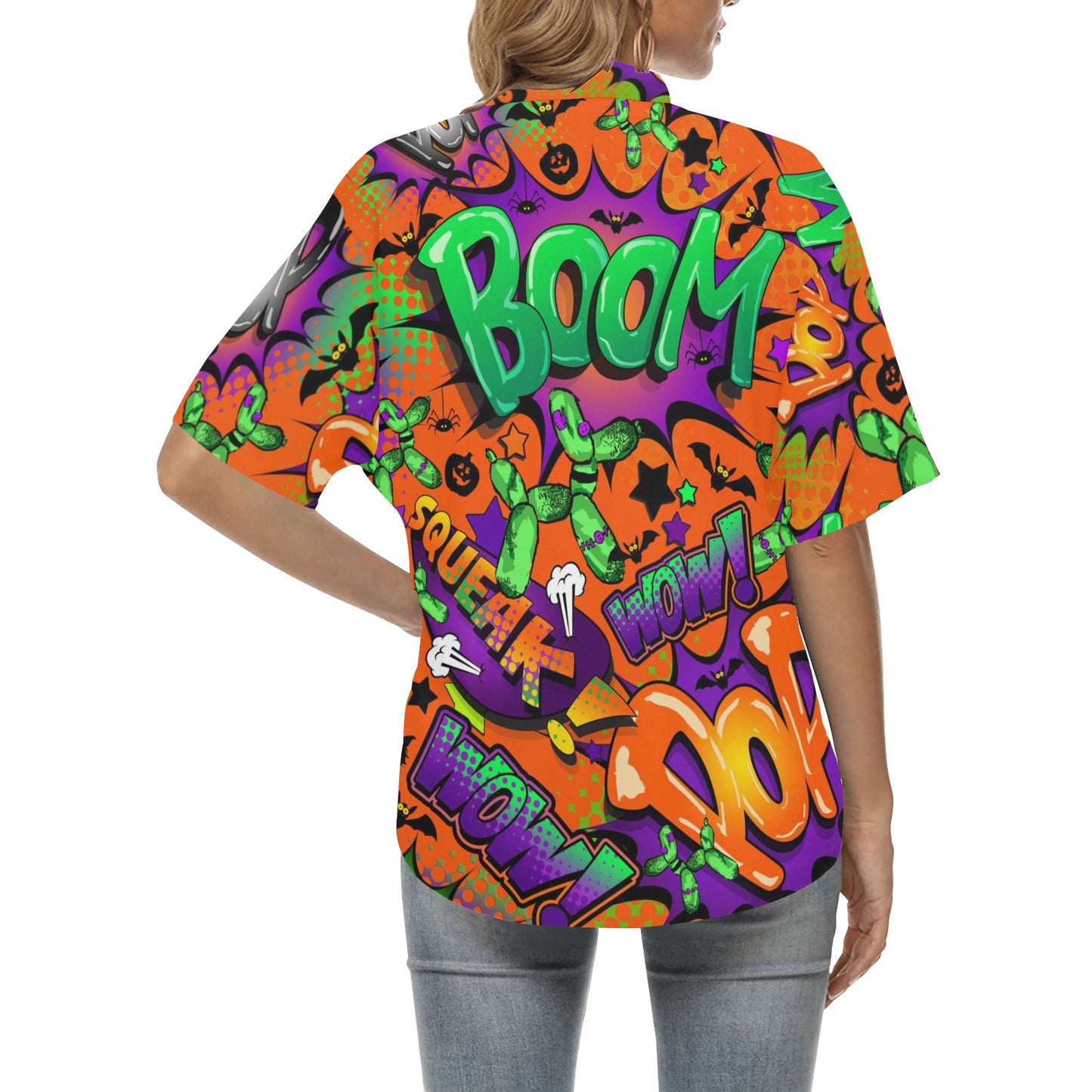 Balloon Twister Shirt for Ladies Halloween Design