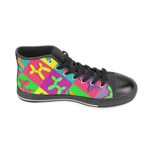 Load image into Gallery viewer, Retro Dogs - Men&#39;s Sully High Tops (SIZE 13-14)