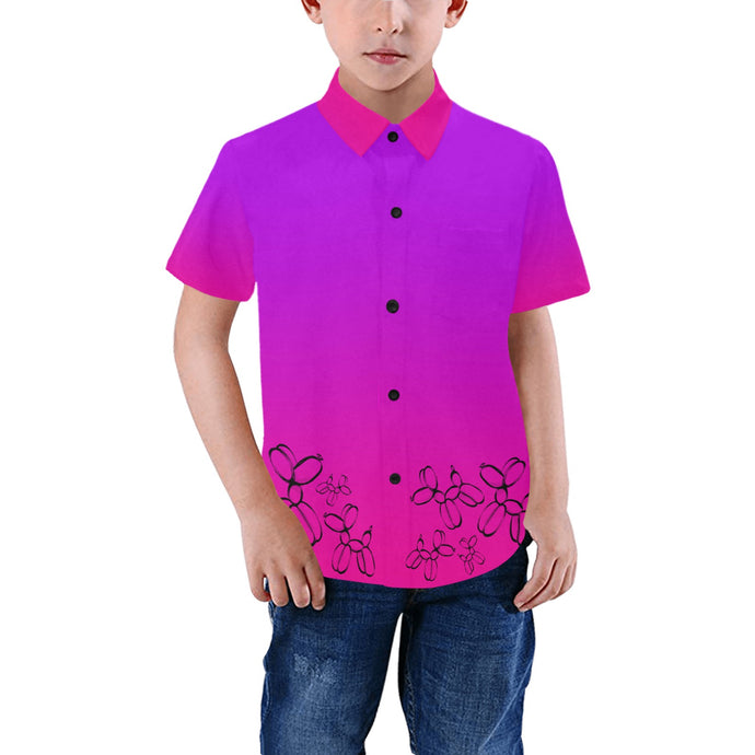Cosmopolitan with Dogs - Women and Kids Short Sleeve Shirt