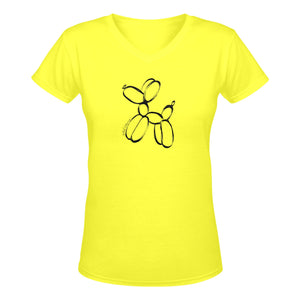 Yellow Balloon Dog T-Shirt