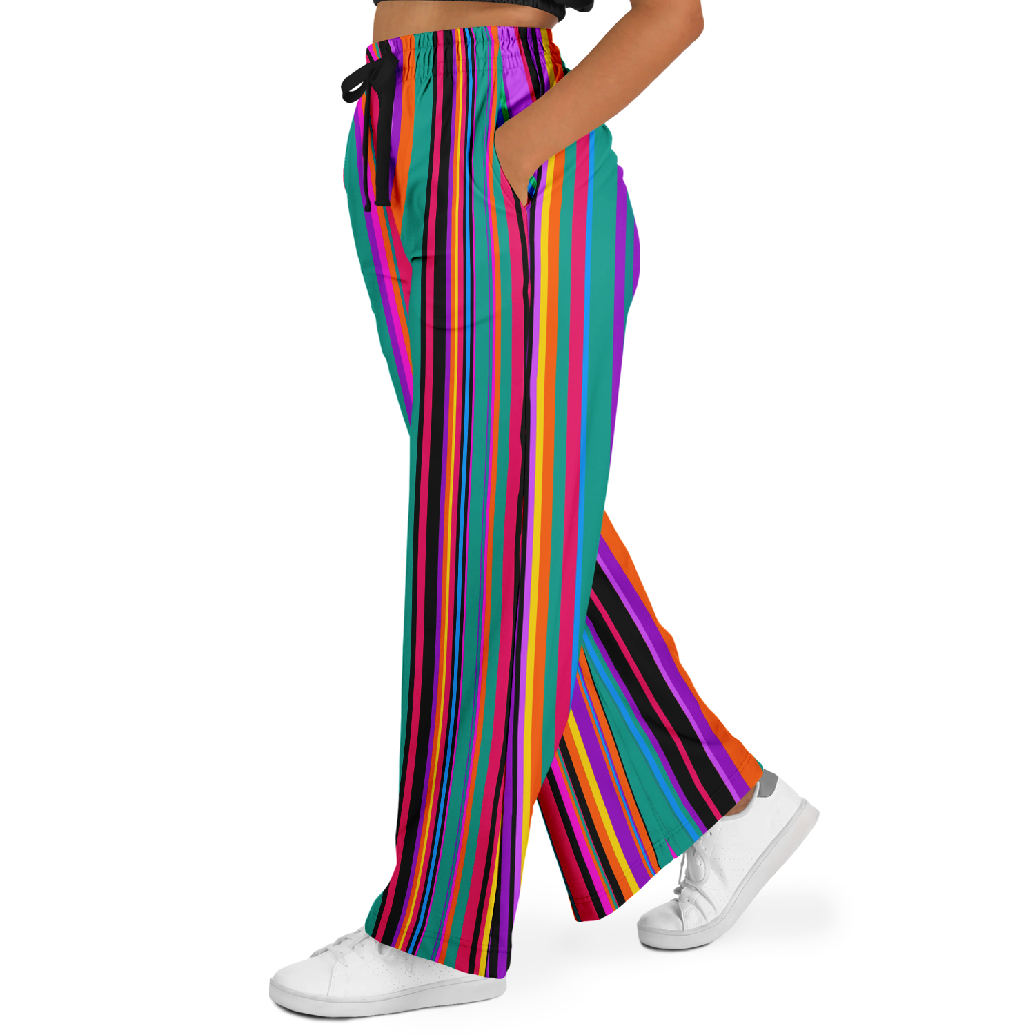  face painter pants - colouful flares - balloon dog apparel
