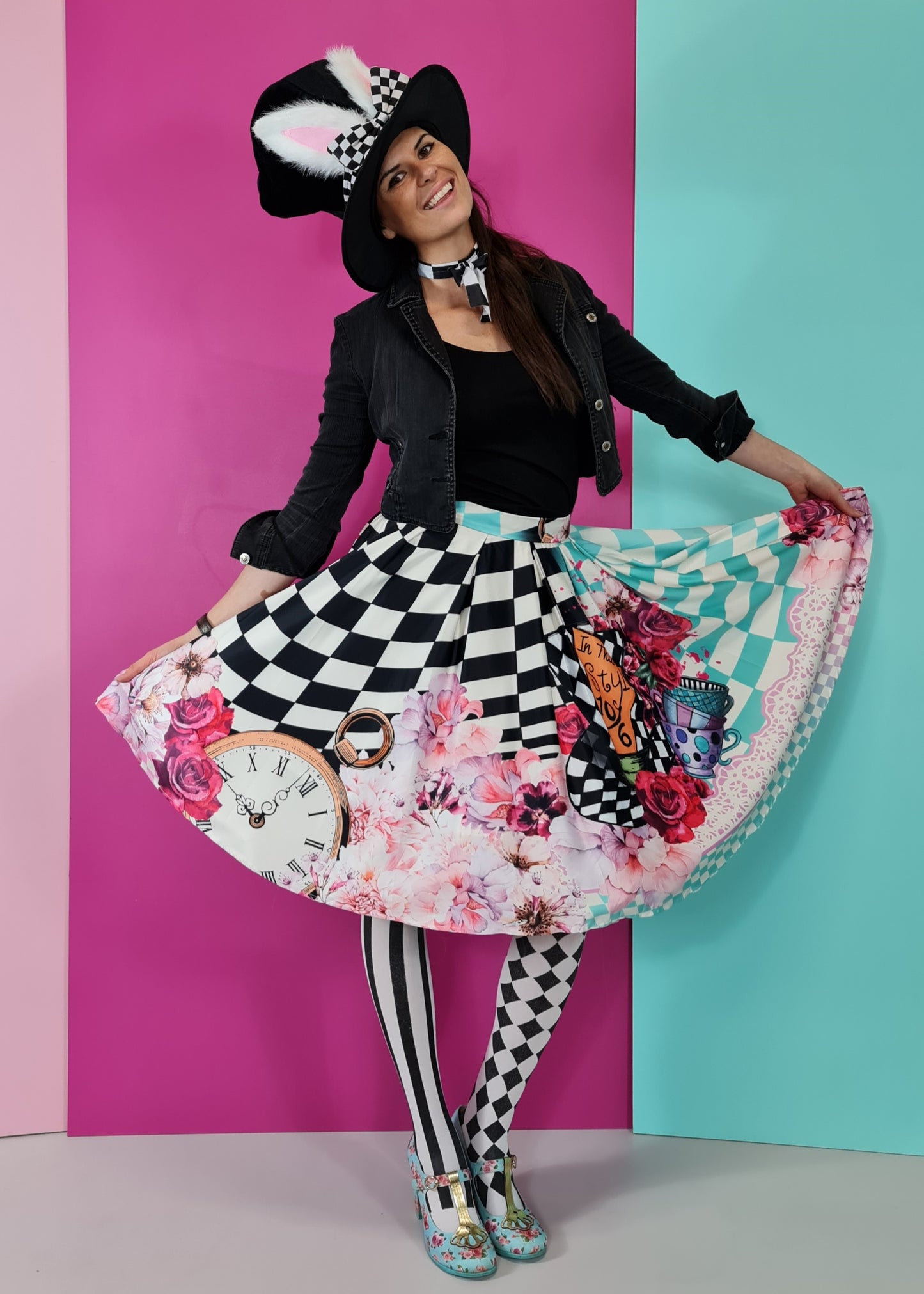 Mad Hatter - Catie Circle Skirt (XS-3XL)
