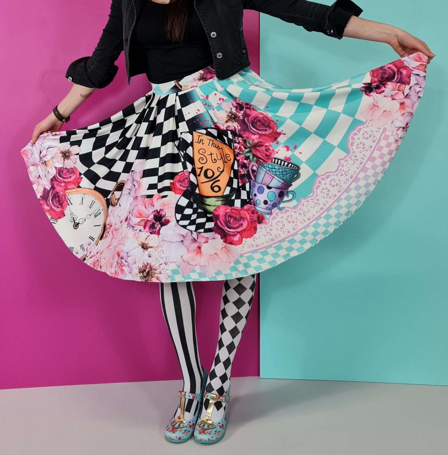 Mad Hatter - Catie Circle Skirt (XS-3XL)