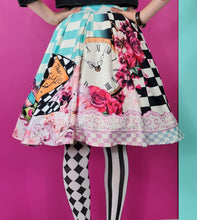 Load image into Gallery viewer, Mad Hatter - Catie Circle Skirt (XS-3XL)