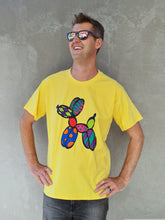 Load image into Gallery viewer, Patchwork Pup on Yellow - Classic Men&#39;s T-Shirt