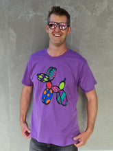 Load image into Gallery viewer, Patchwork Pup on Purple - Classic Men&#39;s T-Shirt