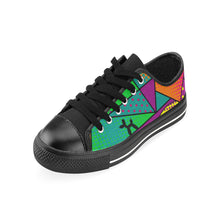 Load image into Gallery viewer, Colourful Black Dog - Men&#39;s Sully Canvas Shoes (SIZE 6-12)