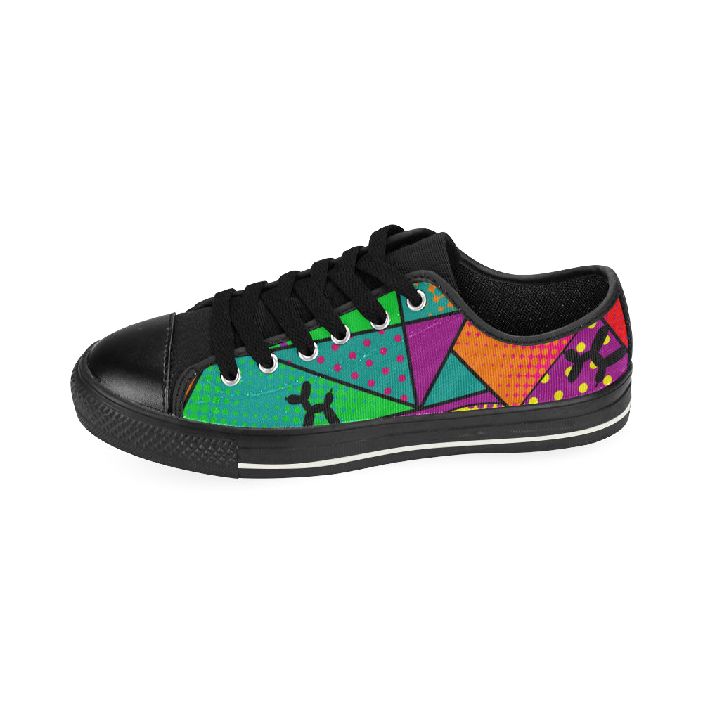 Colourful Black Dog - Men's Sully Canvas Shoes (SIZE 6-12)