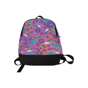 Rainbows and sweet cakes backpacks for face painters and entertainers