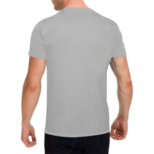 Patchwork Pup on Grey - Classic Men's T-Shirt