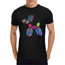Load image into Gallery viewer, Patchwork Pup on Black - Classic Men&#39;s T-Shirt