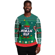 Load image into Gallery viewer, Ninja Elf - Ugly Christmas Sweater