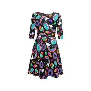 Fun dress for face painters hand drawn desserts