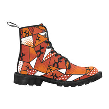 Load image into Gallery viewer, Balloon Dog print boots in Burnt Orange