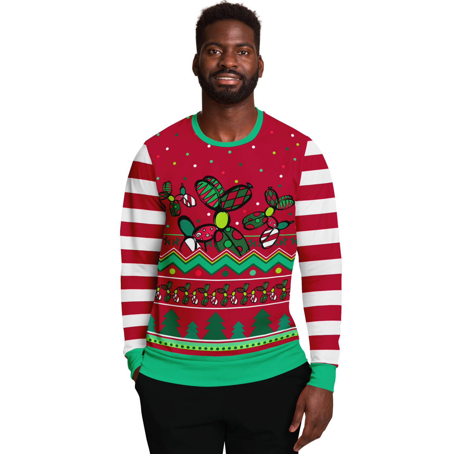 Ugly Christmas Sweater Balloon Dog 