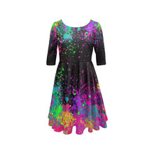 Load image into Gallery viewer, Full circle dress for face painters Paint Splatter