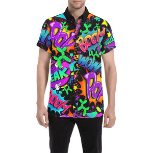 Balloon twisting shirt with pop art balloon dogs