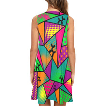 Load image into Gallery viewer, Balloon Animal Dress Flared Shift Dress