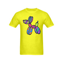 Load image into Gallery viewer, Patchwork Pup on Yellow - Classic Men&#39;s T-Shirt