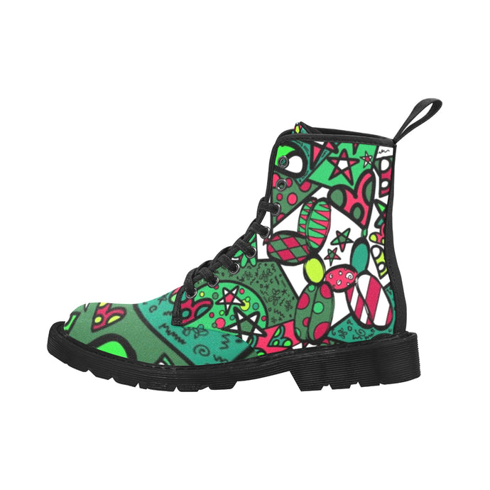 Patchwork Christmas - Women's Ollie Boots