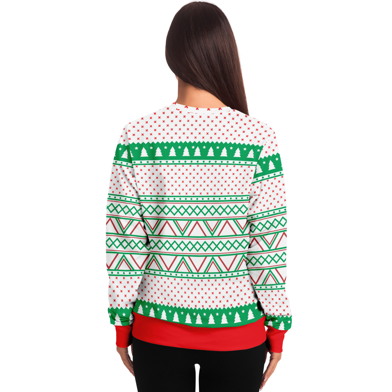 Red Green and White Christmas Sweater