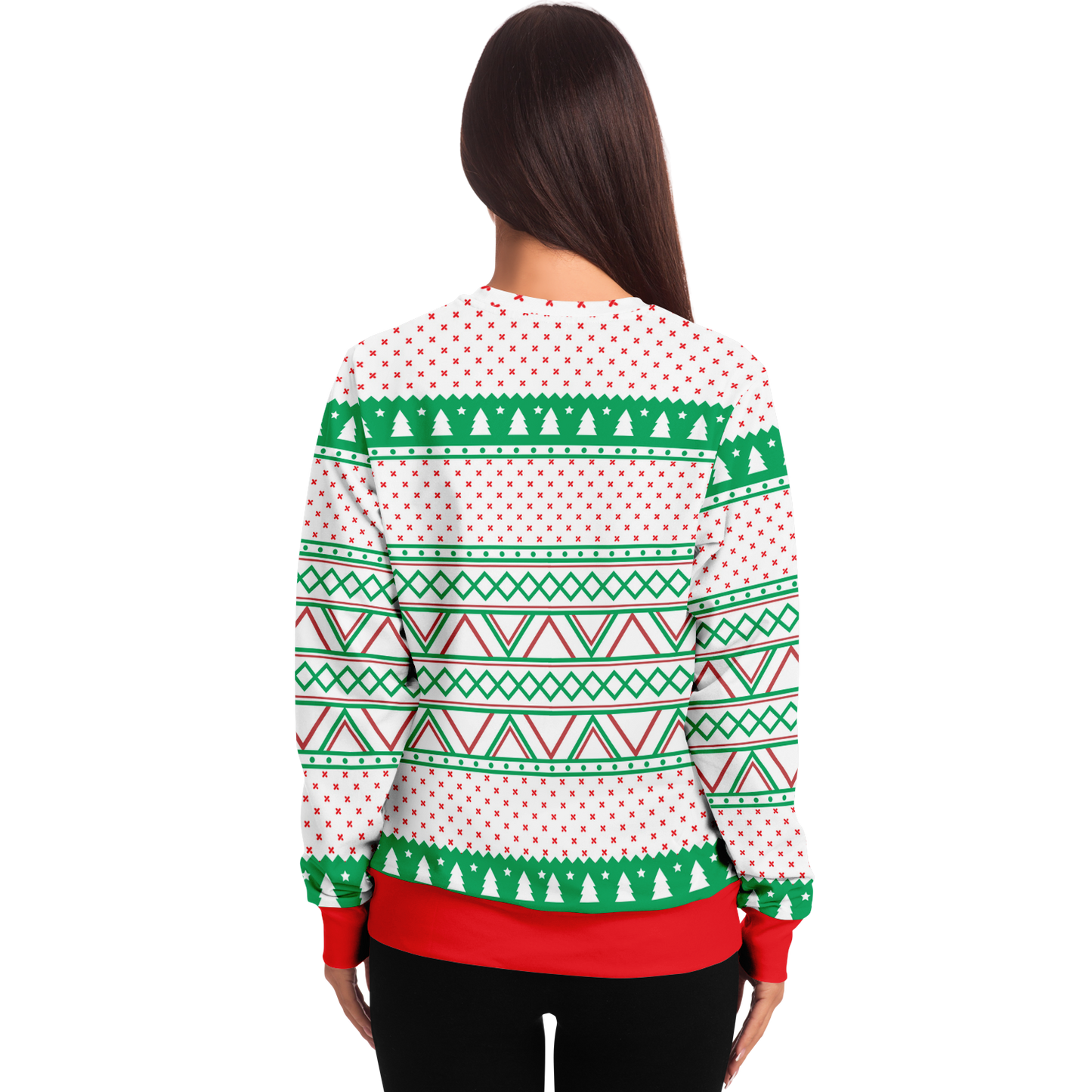 Red Green and White Christmas Sweater