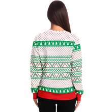 Load image into Gallery viewer, Red Green and White Christmas Sweater