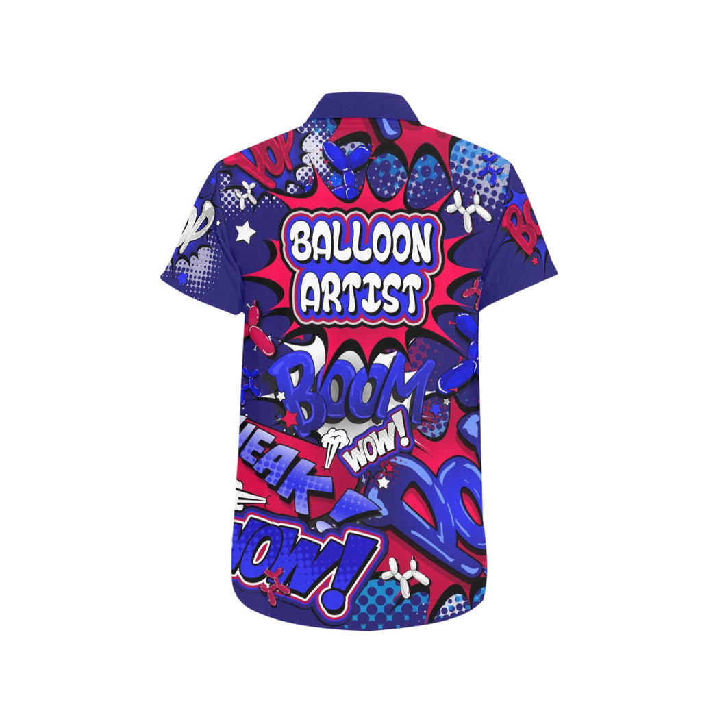 Professional Balloon Artist Shirt blue, red and white
