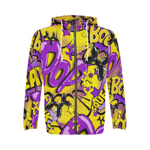 The Lyle BOOM! - Men's Zip Hoodie (3XL-4XL)