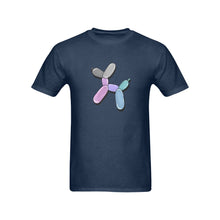 Load image into Gallery viewer, Pastel Rainbow Dog - Classic Men&#39;s T-Shirt on Navy
