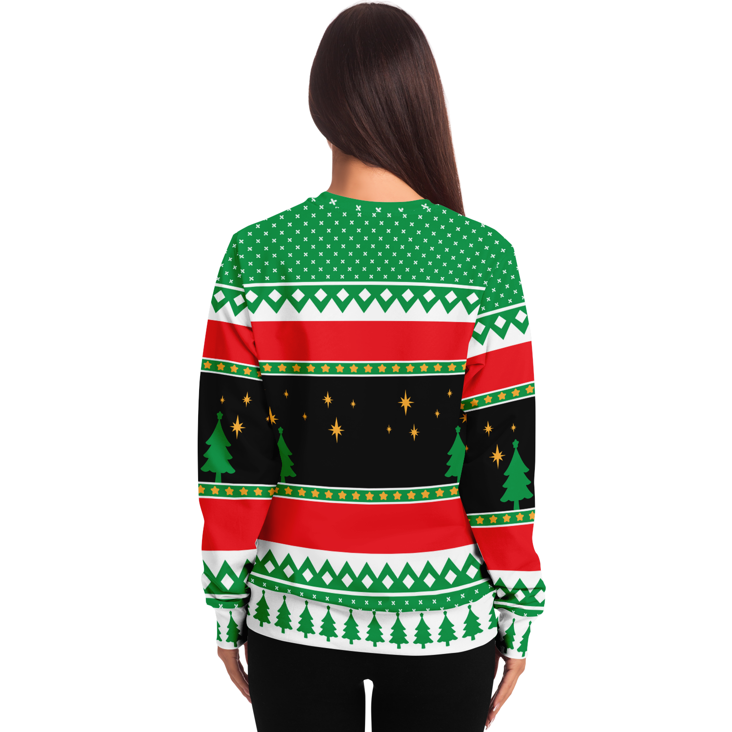 Knit Printed Christmas Sweater