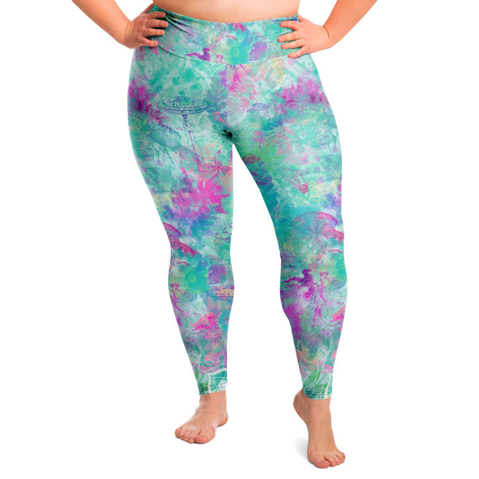 Magic Mushroom - Curve Leggings (2XL-6XL)