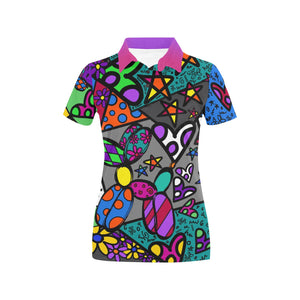 Balloon Twisting Polo Shirt Balloon Dog Design