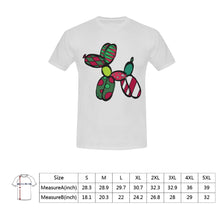 Load image into Gallery viewer, Christmas Dog on White - Classic Men&#39;s T-Shirt
