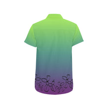 Load image into Gallery viewer, Professional Balloon Twisting Shirt Purple and green