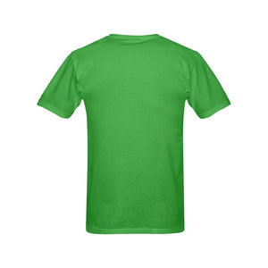 Christmas Dog on Green - Classic Men's T-Shirt