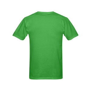 Patchwork Pup on Green - Classic Men's T-Shirt