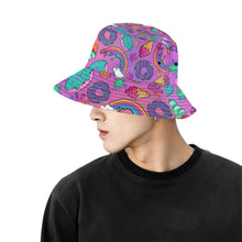 Load image into Gallery viewer, Rainbow bucket hat for face painters